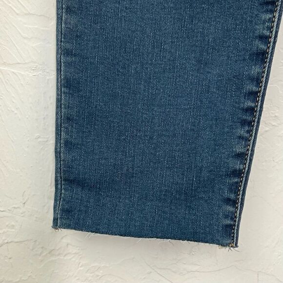 Good American Good Waist Raw Hem Ankle Skinny Jeans 00 24 - Picture 4 of 7